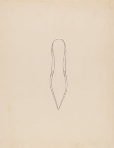 Woman's Slipper, 1935/1942. Creator: Unknown