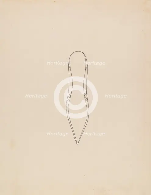Woman's Slipper, 1935/1942. Creator: Unknown.