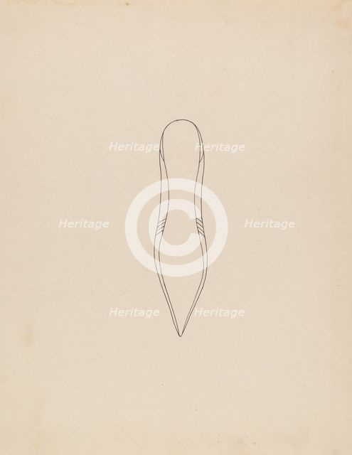 Woman's Slipper, 1935/1942. Creator: Unknown.