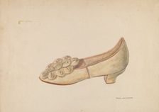 Woman's Slipper, c. 1938. Creator: Francis Law Durand