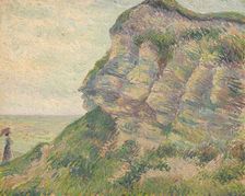 Woman walking on a Headland, 1894. Creator: Camille Pissarro
