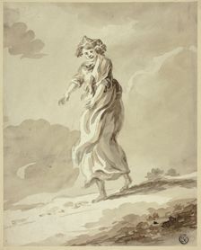 Woman Wandering, n.d. Creator: Unknown