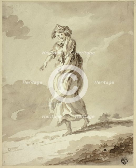 Woman Wandering, n.d. Creator: Unknown.