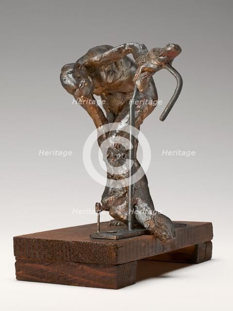 Woman Washing Her Left Leg, c. 1890s. Creator: Edgar Degas.