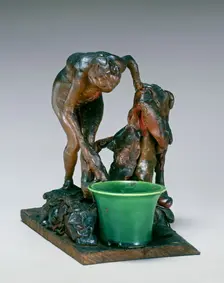 Woman Washing Her Left Leg, c. 1890s. Creator: Edgar Degas