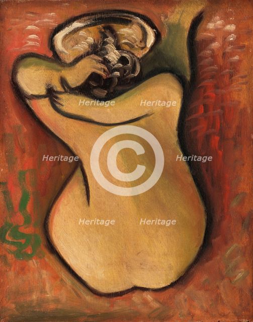 Woman Washing Herself, 1930-1939. Creator: Mikulas Galanda.