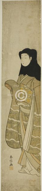 Woman Wearing Black Hood, c. 1766/67. Creator: Suzuki Harunobu.