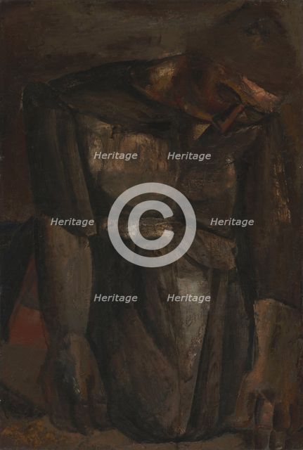 Woman Weeding, c1923. Creator: Constant Permeke.