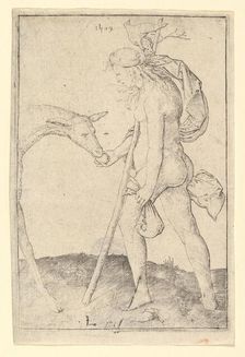 Woman with the Hind, 1509. Creator: Lucas van Leyden