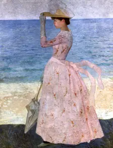 Woman with the Umbrella 1900. Artist: Aristide Maillol