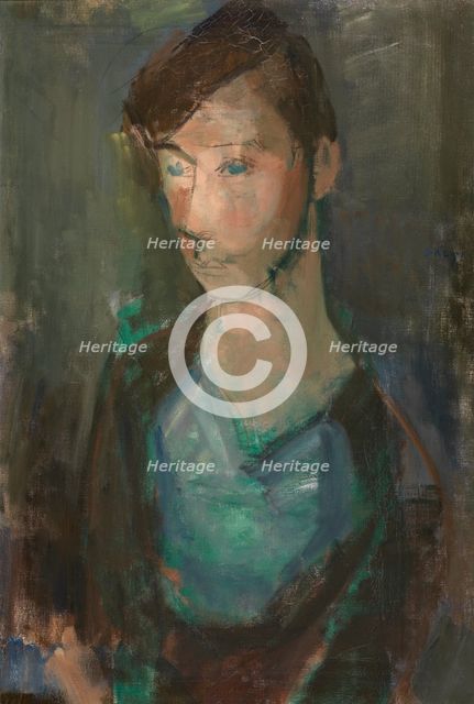 Woman with Toque, 1934. Creator: Hippolyte Daeye.