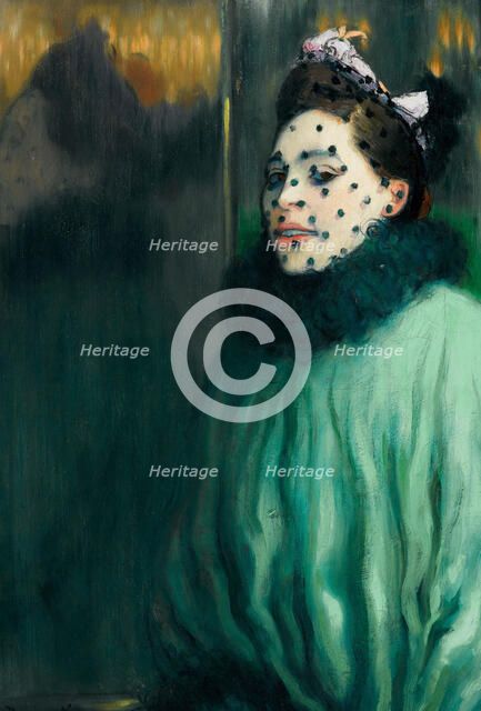Woman with veil (Femme à la voilette). Artist: Anquetin, Louis (1861-1932)