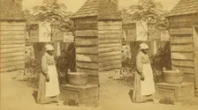 Woman with wash tub, (1868-1900?). Creator: O. Pierre Havens