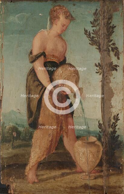 Woman with Water Jug, 1540-1570. Creator: Circle of Lambert Sustris.