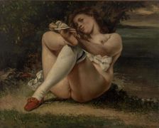 Woman with White Stockings (La Femme aux bas blancs) , 1861