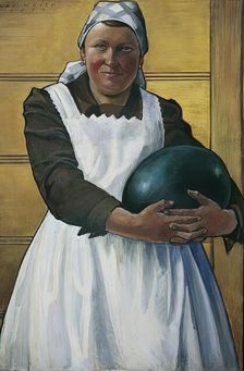Woman with a melon, 1933. Creator: Udo Weith