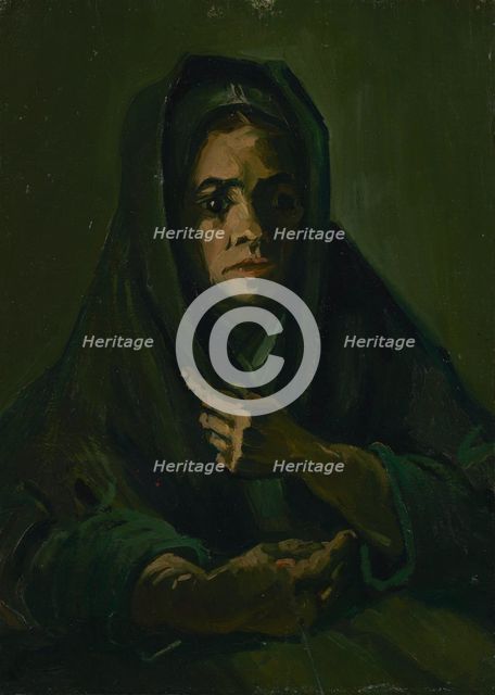 Woman with a Mourning Shawl, 1885. Creator: Gogh, Vincent, van (1853-1890).