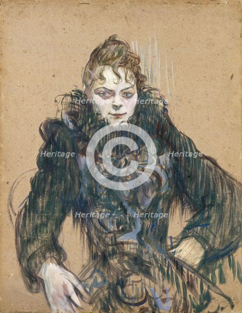 Woman with a Black Boa, 1892.
