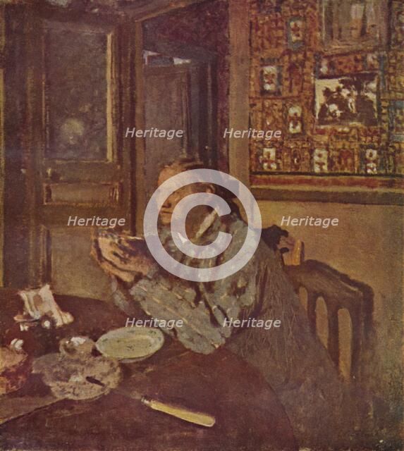 'Woman with a bowl (About 1897)', c1897, (1946). Artist: Edouard Vuillard.