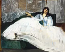 Woman with a Fan, 1862. Artist: Manet, Édouard (1832-1883)