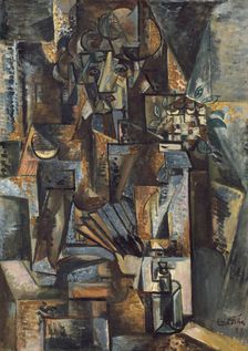 Woman with a Fan, 1917. Creator: Filla, Emil (1882-1953)