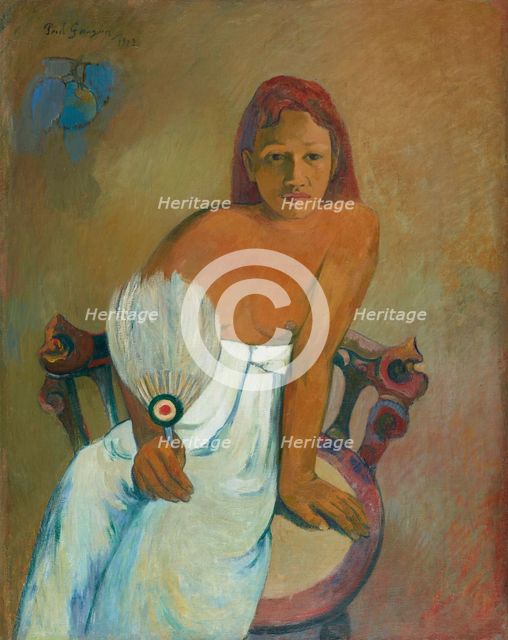 Woman with a Fan.