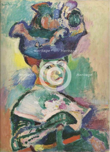 Woman with a Hat (La femme au chapeau), 1905. Creator: Henri Matisse.