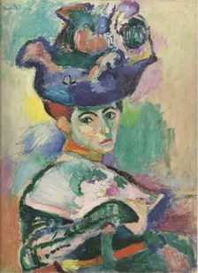 Woman with a Hat (La femme au chapeau), 1905. Creator: Henri Matisse