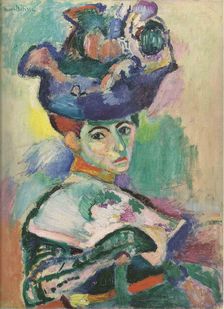 Woman with a Hat (La femme au chapeau), 1905. Creator: Henri Matisse