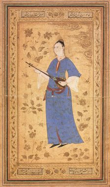 Woman with a Lute, between c1600 and c1610. Creator: Unknown