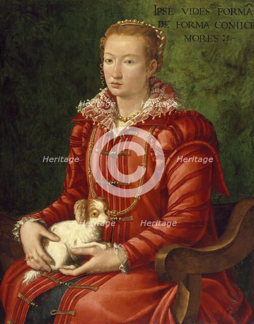 Woman with a Lap Dog, c1575-1600. Creator: Unknown.