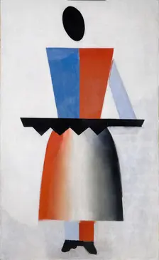 Woman with a saw, 1927-1928. Creator: Nikolay Suetin