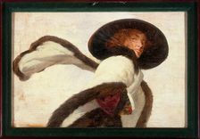 Woman with a scarf, c1910. Creator: Unknown