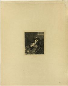 Woman with a Scottish Hat, 1865. Creator: Félicien Rops