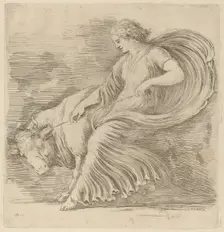 Woman with a Young Bull. Creator: Stefano della Bella