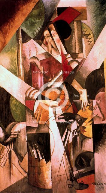'Woman with Animals', 1914. Creator: Albert Gleizes.
