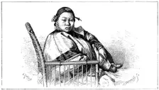 Woman with bound feet, China, 19th century. Artist: E Ronjat