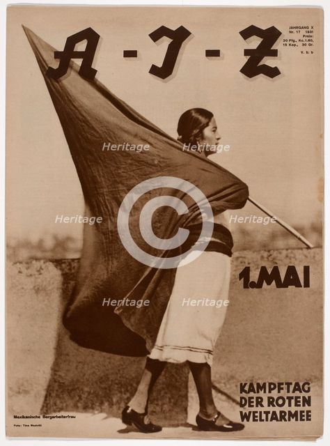 Woman with Flag, 1931.
