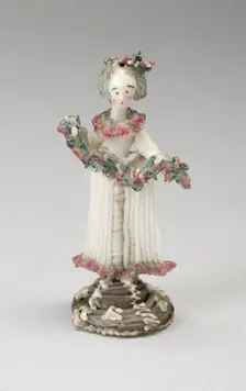 Woman with Garland, France, 1750/99. Creator: Verres de Nevers