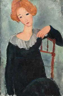 Woman with Red Hair, 1917. Creator: Modigliani, Amedeo (1884-1920)