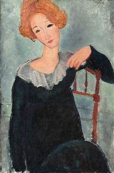 Woman with Red Hair, 1917. Creator: Modigliani, Amedeo (1884-1920)
