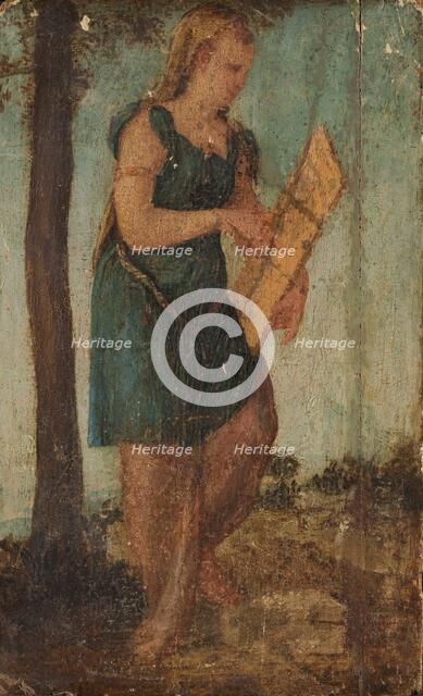 Woman with Shield, 1540-1570. Creator: Circle of Lambert Sustris.