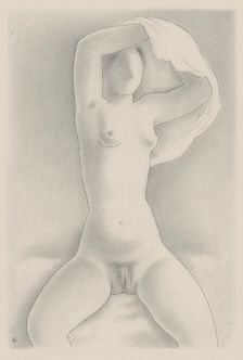 Woman with shirt VIII., 1930-1931. Creator: Mikulas Galanda