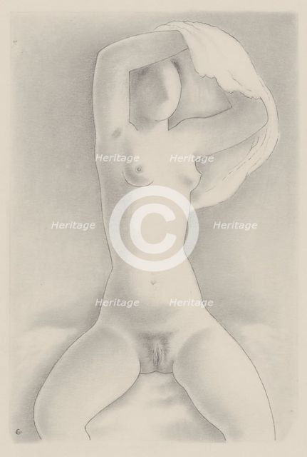 Woman with shirt VIII., 1930-1931. Creator: Mikulas Galanda.