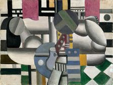 Woman with Still Life (Femme et nature morte), 1921. Creator: Fernand Leger