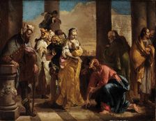 Woman Taken in Adultery, 18th century. Creator: Unknown