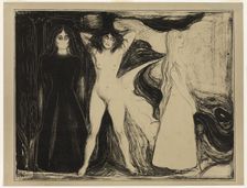 Woman (The Sphinx), 1899. Creator: Edvard Munch