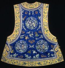 Woman's Majia (Semiformal or Informal Domestic Vest), China, Qing dynasty (1644-1911), 1870/90. Creator: Unknown