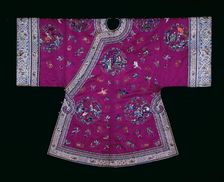 Woman's Ao (Short Robe), China, Qing dynasty (1644-1911), 1870/90. Creator: Unknown