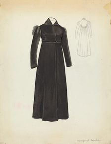 Woman's Coat, 1935/1942. Creator: Margaret Concha